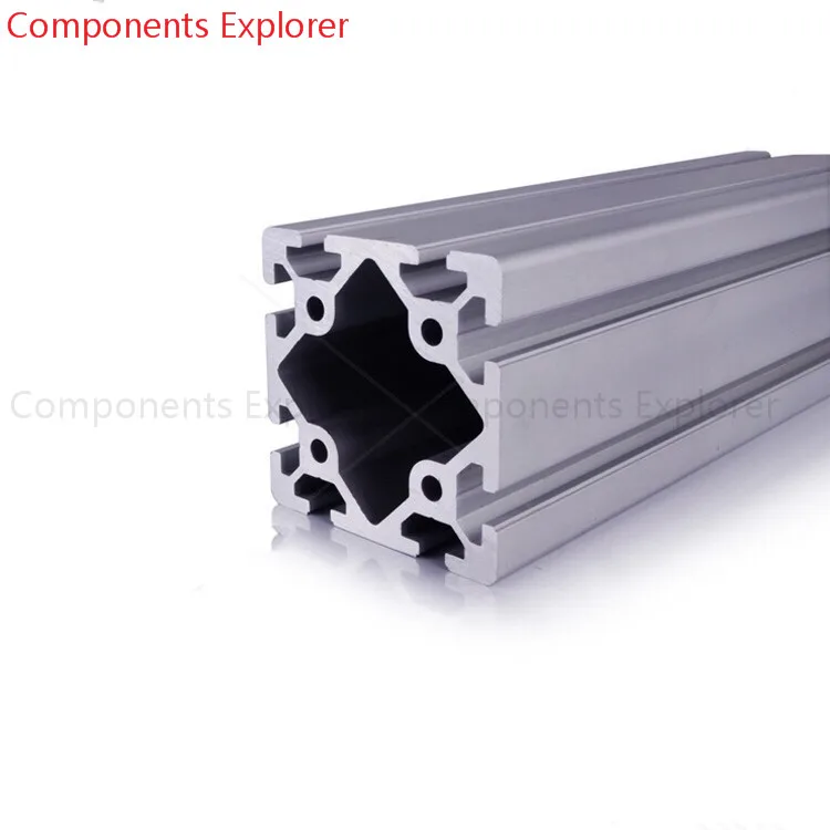 

Arbitrary Cutting 1000mm 8080W Aluminum Extrusion Profile,Silvery Color.