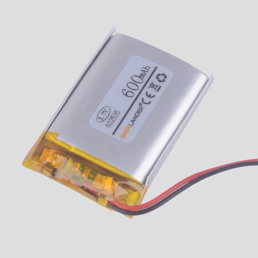 602535 600 Mah 3.7Vแบตเตอรี่Lithium-Ion PolymerหูฟังS460 Beatstudioเปลี่ยนUsed To Take Dvr muse Prestigio