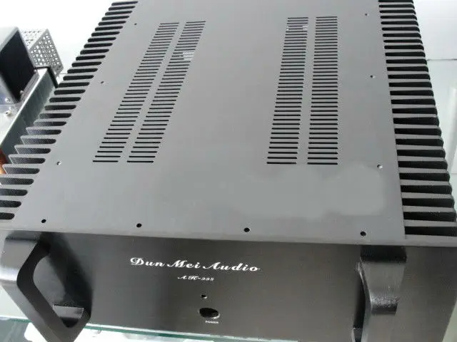 Big size AR998 Pure post stage  amplifier chassis with External radiator 480 * 480*180mm