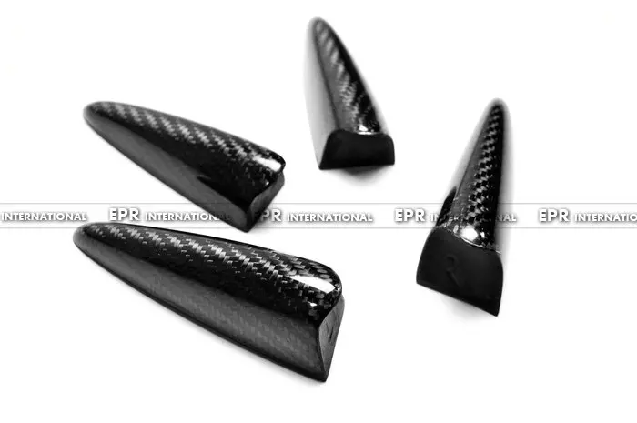 Car-styling For Hyundai Veloster Carbon Fiber Front Bumper Claw Canard 4pcs Fit Turbo Or Non Turbo