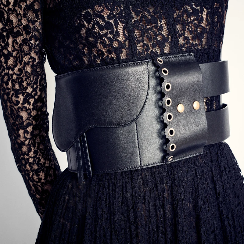 

Fashion Female Metal buckle wide leather belt Punk belts exaggerate silver metal Straps belts hip hop leather pu belt women Gift