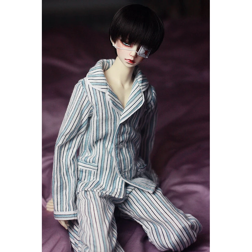 

BJD Nighty Hospital Gown Pajamas For 1/4 1/3 17" 24" 60cm 70cm Uncle Tall Male SD SD17 DK DZ AOD DD Doll use