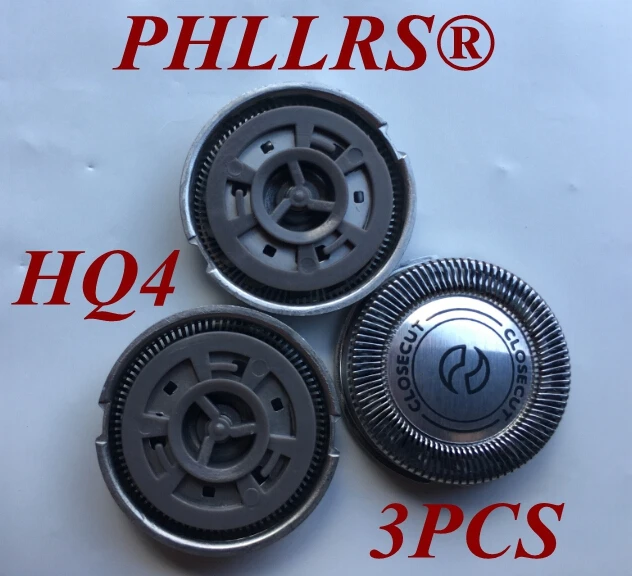 3 ชิ้น HQ4 เปลี่ยนมีดโกนสำหรับเครื่องโกนหนวด Philips HQ3 HQ54 HQ56 HQ6976 HQ6986 HQ6988 HQ6831 HQ6842 HQ6842 HQ6844 HQ6849