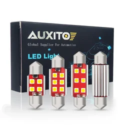 2x C5W LED Bulb CANBUS 12V Festoon 31mm 36mm 41mm C10W Car Interior Light License Plate Reading Lamp 3030 SMD 6000K White 12V