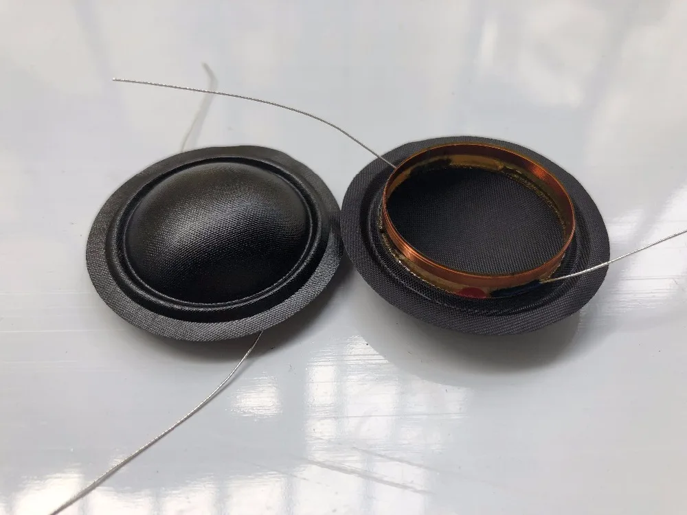 

2 units ID: 26mm silk diaphragm dome 4 ohm Tweeters loudspeaker speaker voice coil