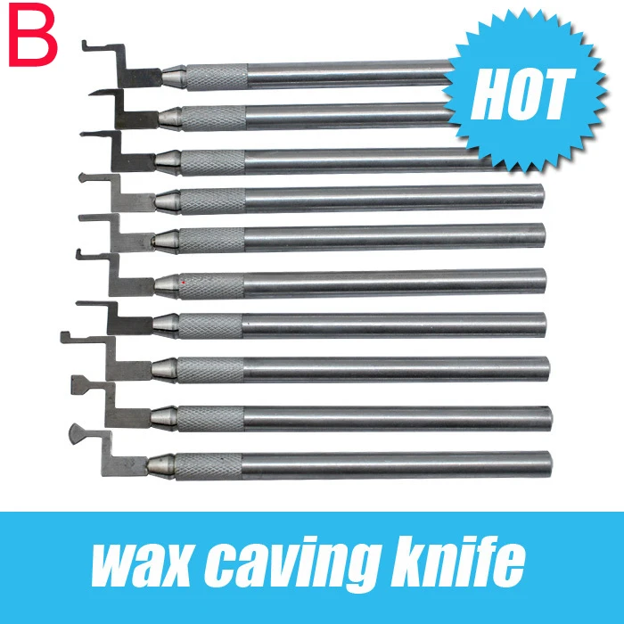 Metal Spatula for Wax Knife Kit Sculpture Tools Blade Dental Knife Carve Pottery Clay Carving Modeling Jewelry Equipment