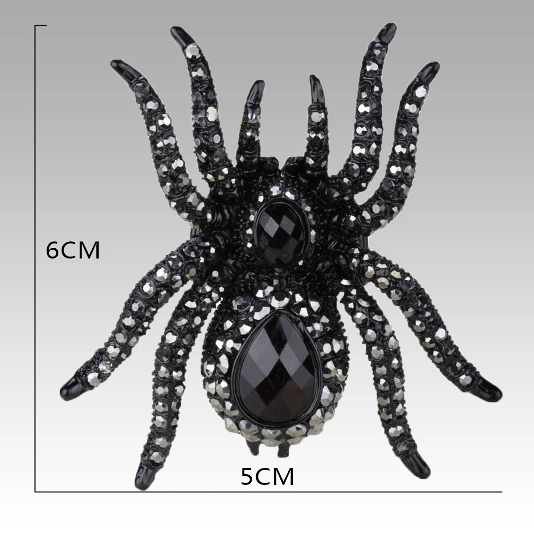 YACQ Spider Brooch Pin Pendant Halloween Christmas Party Jewelry Gifts Decoration for Women Girls Her Wife Mom BA12 Dropshipping