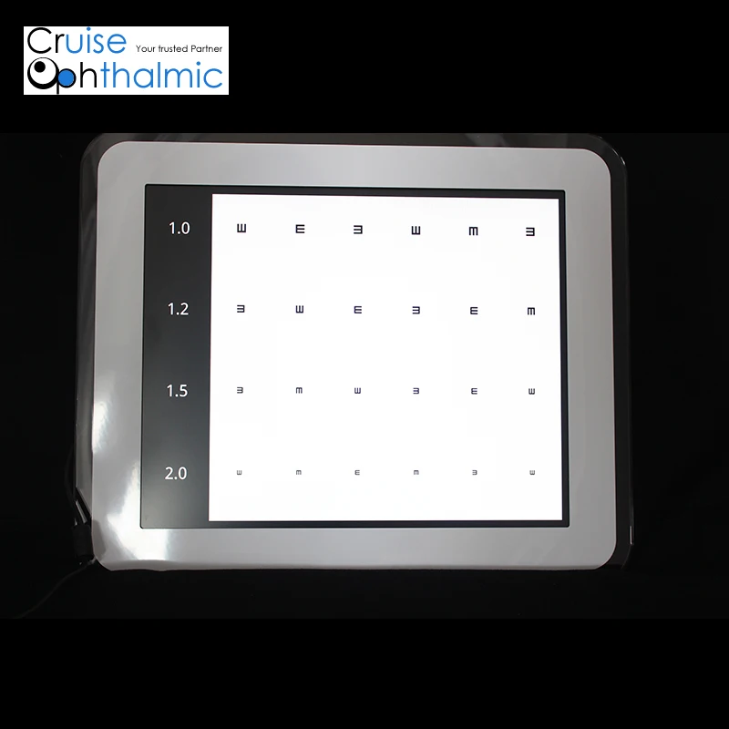 Tabla de colores r/c para pruebas de agudeza visual LCD, 17 pulgadas, plataforma Linux | Respuesta rápida, cartas de visión LCD FDA C901