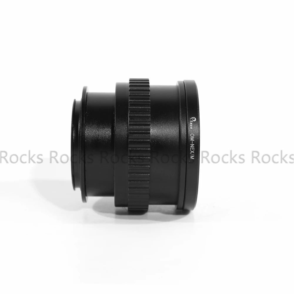 Pixco OM-NEX Adjustable Macro to Infinity Lens Adapter Suit For Olympus OM Lens to suit for Sony E Mount NEX Camera