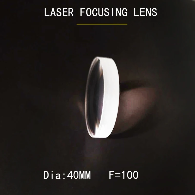 

Weimeng laser focus lens Dia 40mm F=100 optical mirror H-K9L material 1064nm AR Plano-convex shape For Cutting Machine Parts