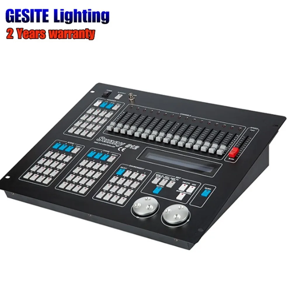 Sunny 512 Professional Stage Light Console White Case LCD Backlight