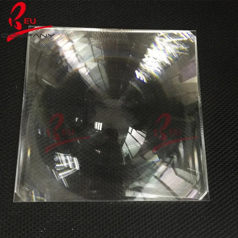 Drop shipping Size 50*50mm 55*55mm  Focal length is 70mm PMMA Square Fresnel Lens