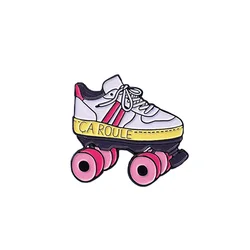 Roller Skate Enamel Pin Brooch