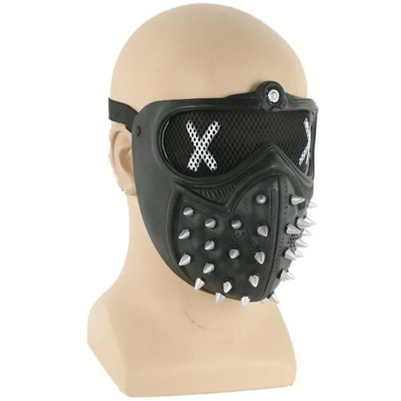 New High Quality PVC Watchdog 2 wrench mask cos game Halloween Cosplay mask props watch dogs mask