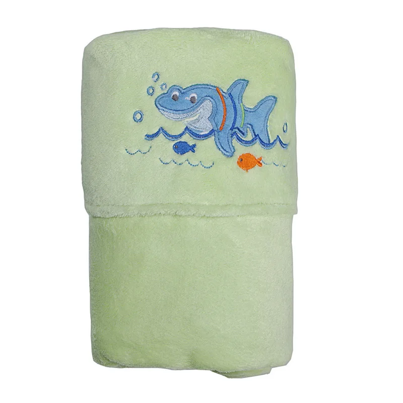 

High Quality Baby Hooded Bathrobe 80*100 cm Soft Cotton Animal Blankets Towel Child Cloak Cape