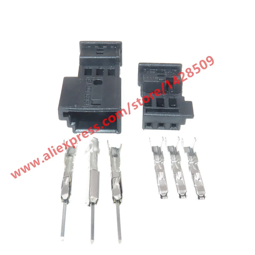 1 zestaw 3 Pin Auto Stereo złącze głośnik samochodowy wtyczka Treble Plug czujnik deszczu gniazdo dla VW BMW 1-968700-1 1355620-1