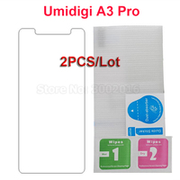 2PCS Tempered Glass For UMIDIGI A3 Pro Cover Screen Protector 9H Toughened Smartphone film For UMIDIGI A3 Pro 4G Glass Protector