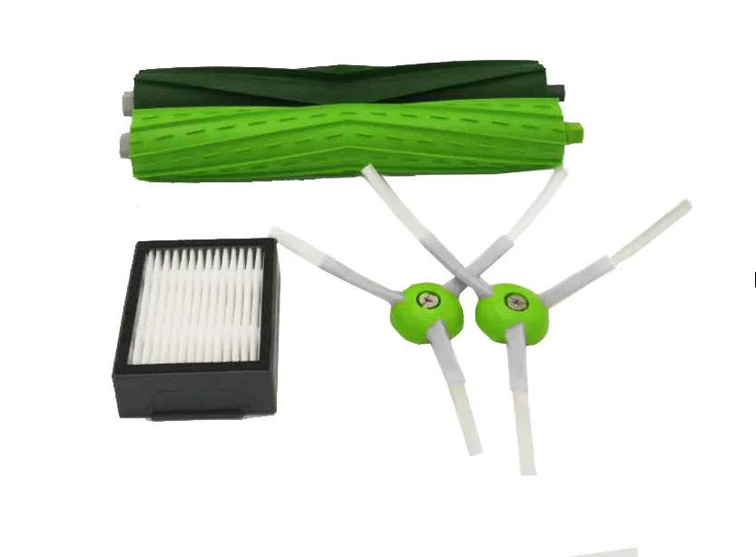 Mới 1 Chính Bàn Chải & 1 Chiếc Bộ Lọc HEPA & 2 Cái Bàn Chải Cạnh Bên Cho Irobot Roomba E5 I7 i7 + Series Hút Phần Giá Rẻ Bài
