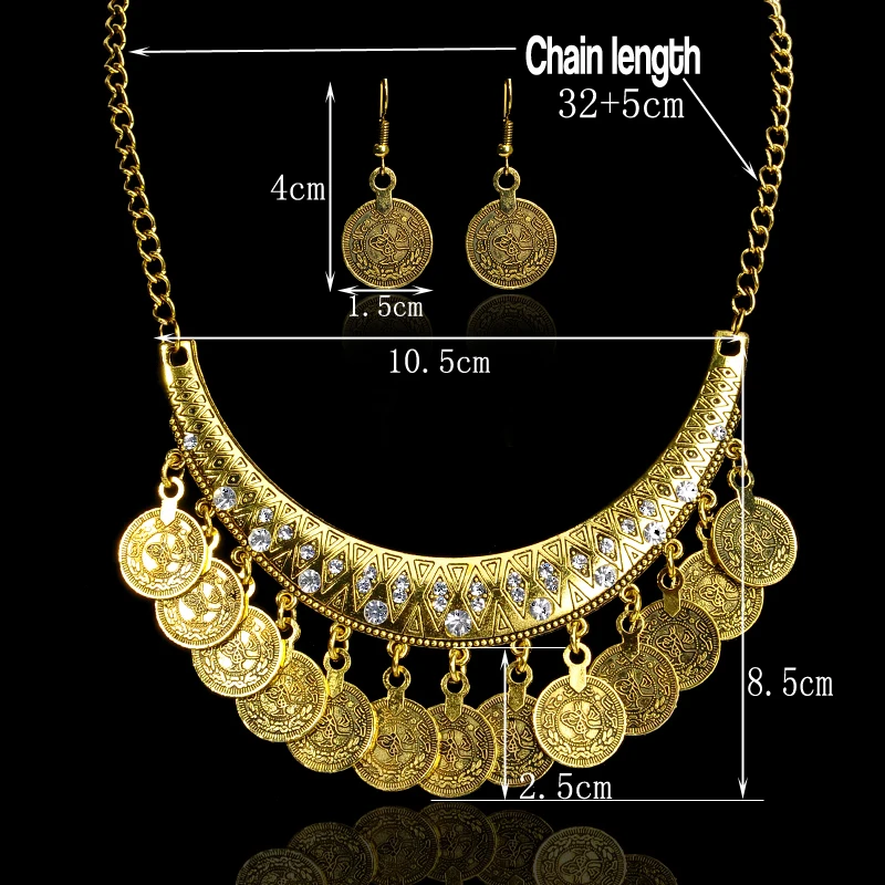 Hot Sale Bohemian Vintage Chokers Necklace Fashion Ethnic Carved Coins Nice Necklaces for Women Fine Jewelry Colar