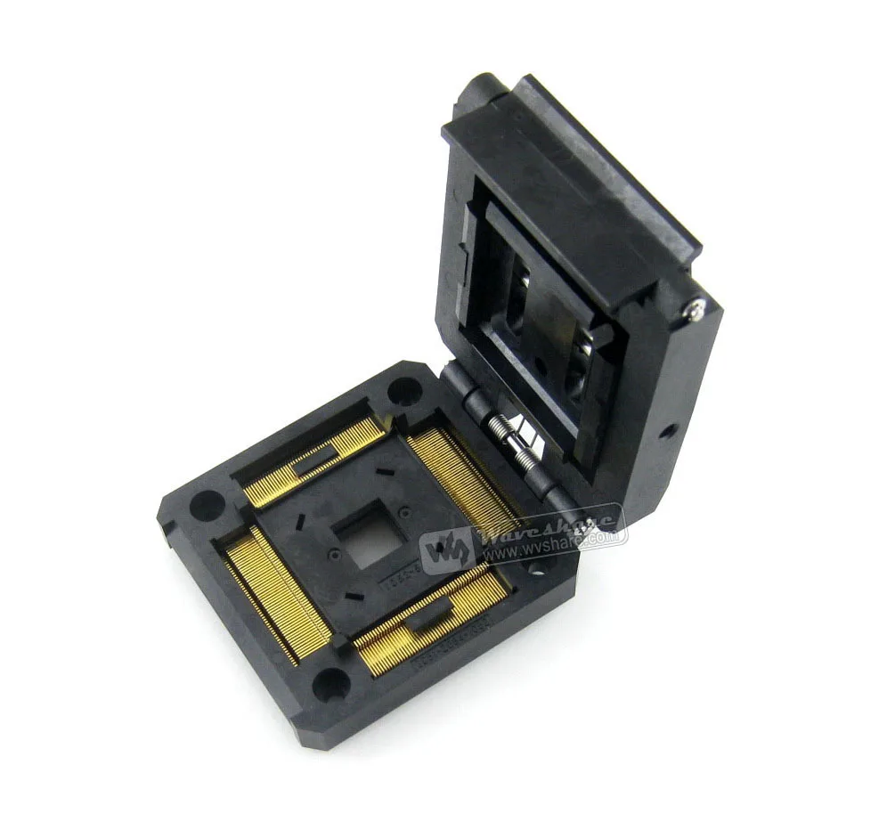 

IC51-2084-1052-11 Yamaichi IC тест и запись в гнездо для QFP208/TQFP208/FQFP208/PQFP208 пакет 0,5 мм шаг