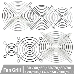 10PCS Cooling Fan Guard Metal Grill Computer Fan Grill Cover 30mm 40mm 50mm 60mm 70mm 80mm 90mm 120mm 135mm 140mm 170mm 200mm
