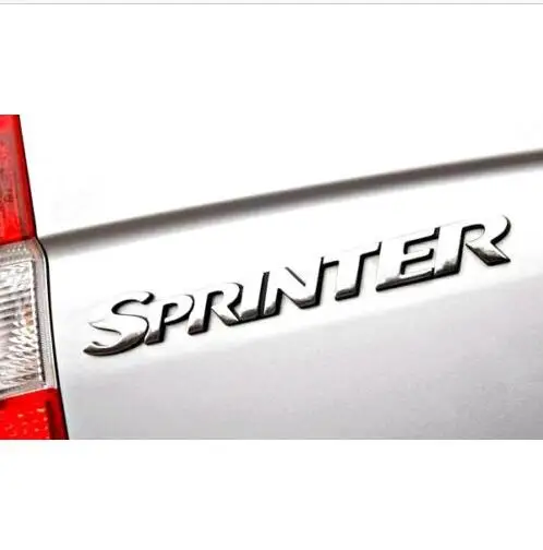 Para benz "sprinter" porta traseira chrome emblema/emblema logotipo/placa de identificação