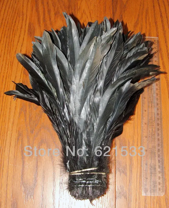 Black feathers!50Pcs/Lot 12-14