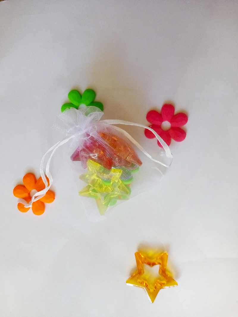 7x9cm 1000pcs/lot Christmas Organza Bags White Drawstring Bag Pouch For Food/jewelry/candy/wedding Gift Bag Small Packaging Bags