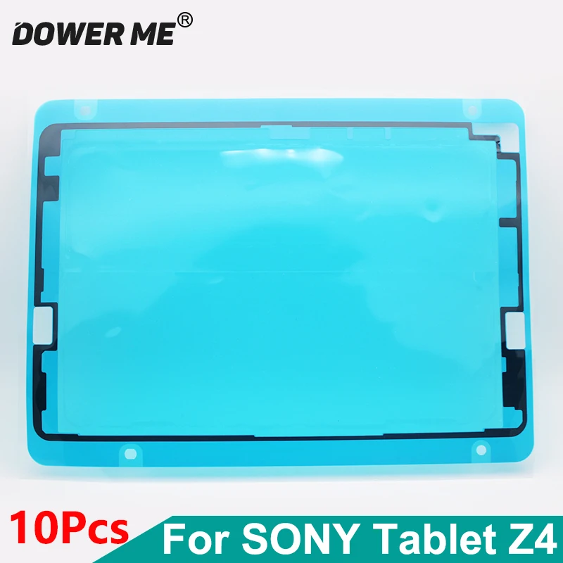 Dower Me 10Pcs/Lot Front Frame Sticker LCD Screen Display Waterproof Adhesive For Sony Xperia Tablet Z4 SGP771 SGP712