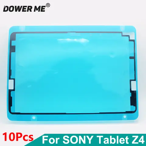 Aocarmo 10Pcs/Lot Front Frame Sticker LCD Screen Display Waterproof Adhesive For Sony Xperia Tablet Z4 SGP771 SGP712