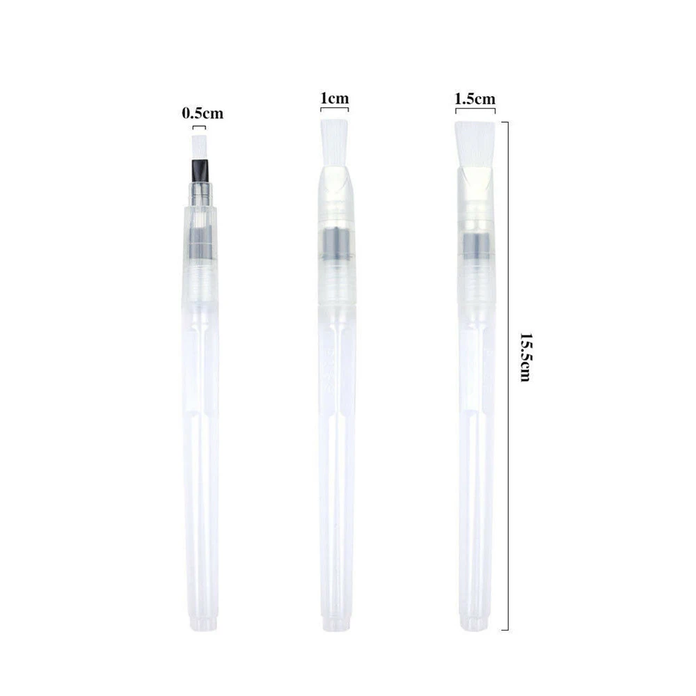 6 Cái/bộ Móc Dây Chuyền Bút Nước Hòa Tan Màu Dẫn Chắc Chắn Cọ Sơn Nước Bút Máy Lọ Nước Đầu Mềm Mại Màu Nước bàn Chải