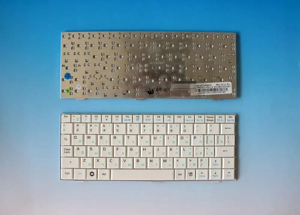 Free shipping Brand new laptop keyboards for ASUS EEEPC EPC 700 701 900 901 900HD Russian white