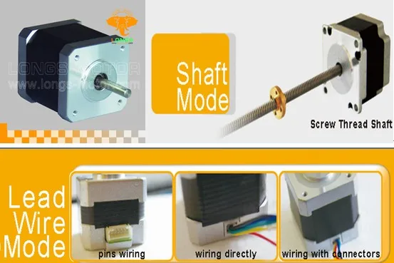 Imagem -04 - Oz-in 2.0a Fios do Motor de Passo dc Motor para Cnc Router Moinho de Impressora 3d 23hs6620 Nema23