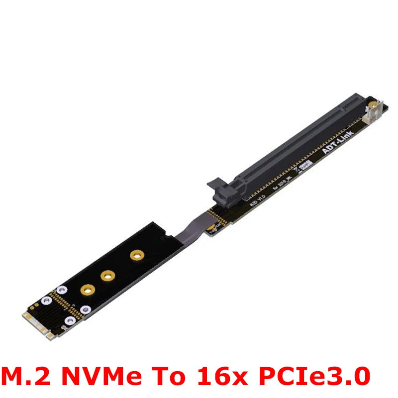 2018 New M.2 NVMe To PCIe 16x Riser X11050ti 1060ti 1080ti RX580 Graphics Card Extender PCI-e x16 M2 For NVIDIA AMD Btc Miner