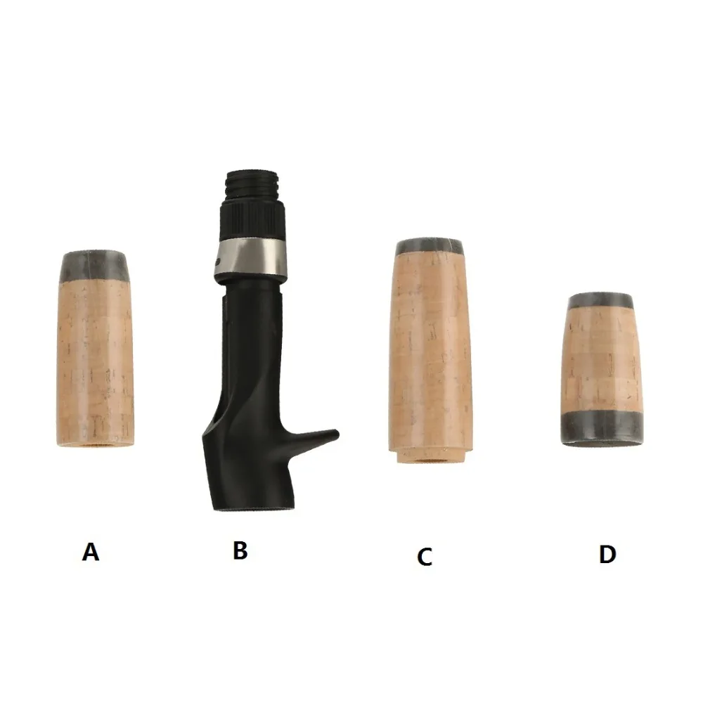 1 Juego de kit/paquete de 4 secciones de material EVA, mango de varilla de corcho falsificado, mango más carrete de fundición, varilla de asiento, reparación DIY, juego combinado de piezas - imagen 5