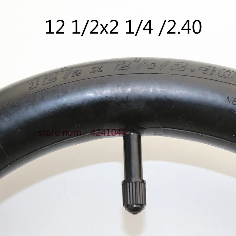 12 1/2 2 1/4/2.40 Right Angle Valve Stem Inner Tube  fits gas and electric scooters e-Bike Mini  dirt bike 12.5x12.75/2.40