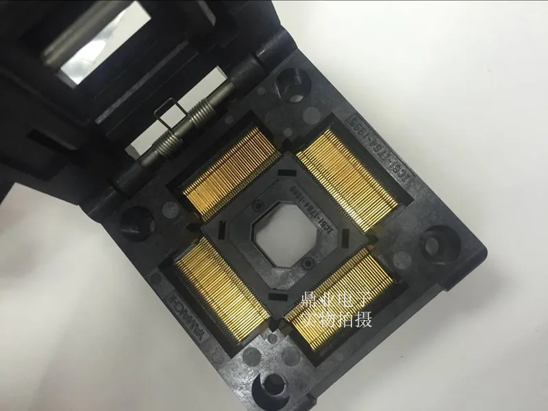 IC51-1764-1995 LQFP176 0.4MM Burn-in Socket gold plating IC testing seat Test Socket test bench