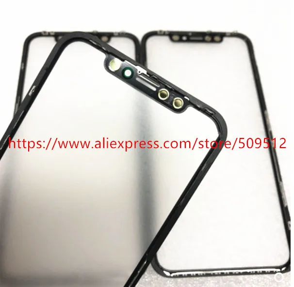 LCD Front Outer Glass with Frame and OCA Film, Touch Screen, Broken Replacement, 2-in-1, 3in 1, iPhone XR, 11, Free Shipping