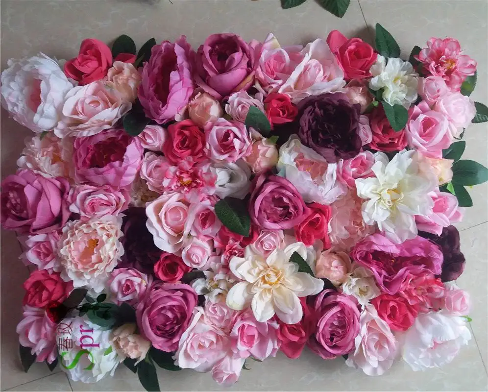 

SPR New!wedding MIX COLOR stage flower wall backdrop events ceremony arch flowers table centerpiece decoratios Free shipping