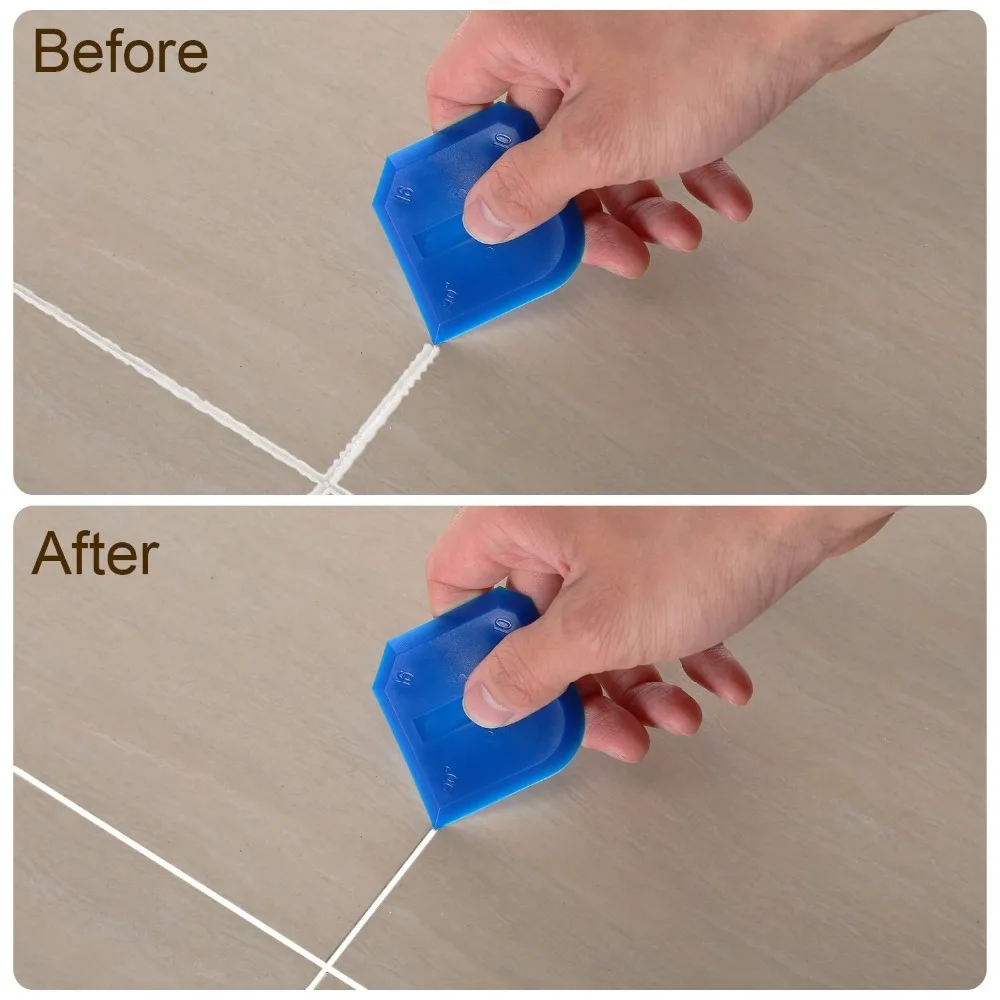 Di alta Qualità 4 pcs Strumento Sigillante Calafataggio Strumento di Kit per il Bagno Cucina e Cornici Guarnizioni Sigillante Sigillante Raschietto Silicone Spatola
