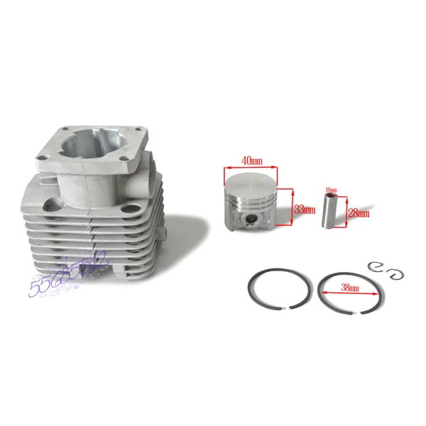 40MM Cylinder Piston Kit Fit For STIHL FS250 FS120 FS200 FS200R Chainsaw Rep # 4237 030 0400