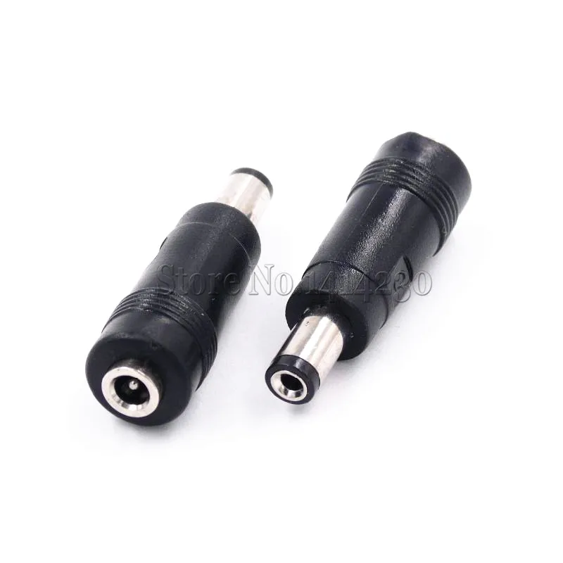 DC Power Adapter Connector Plug DC Conversion Head Jack Male Plug 5.5*2.1mm Turn To Female 3.5*1.35mm