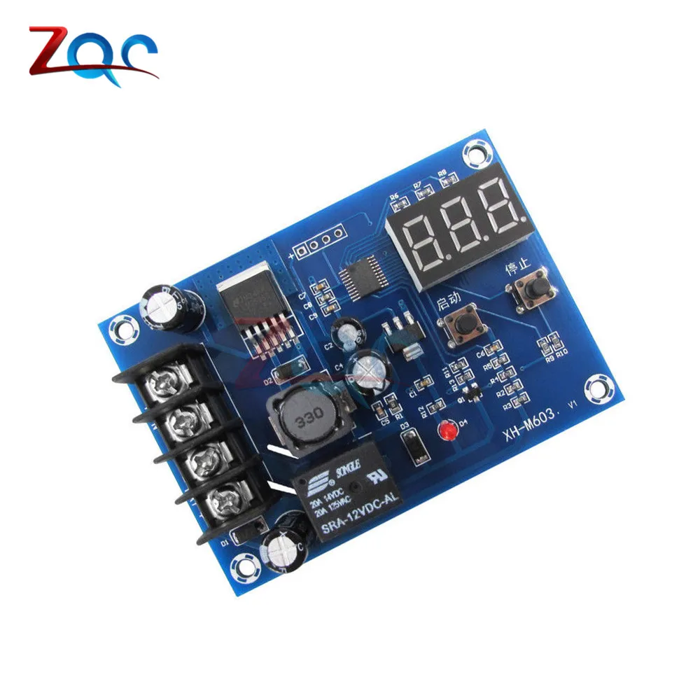 Module de commande de charge 12-24V, stockage de batterie au Lithium, panneau de Protection de l'interrupteur de commande avec affichage