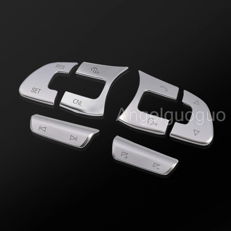 Car steering wheel buttons Trim Cover sticker for VW Volkswagen GOLF 7 MK7 Passat B8 Tiguan L ( 3 kinds of options)