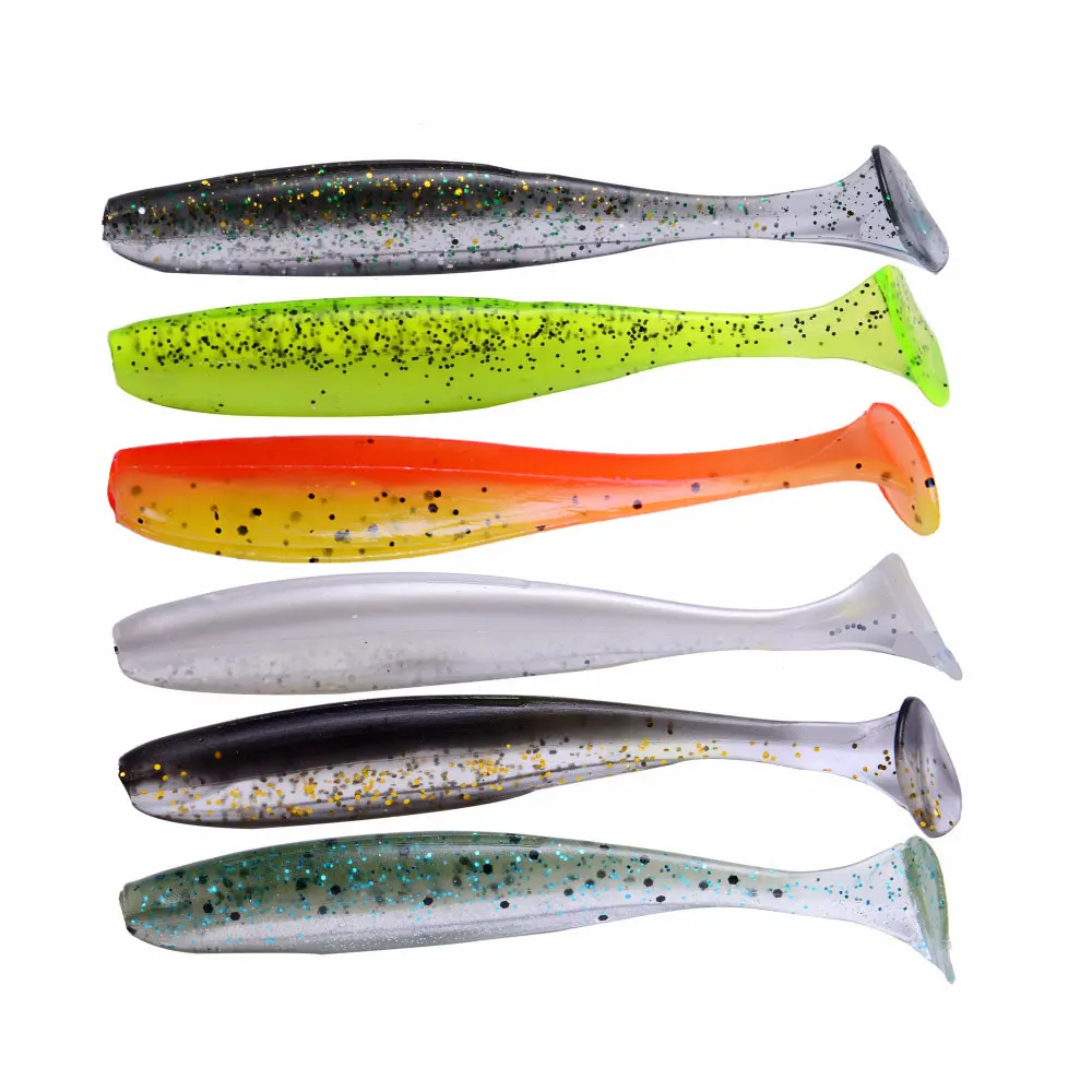 Balleo Easy Shiner 10pcs/lot soft lure shad 9cm/4.8g Fishing lure Soft bait fishing Silicone Lure For perch pike fishing