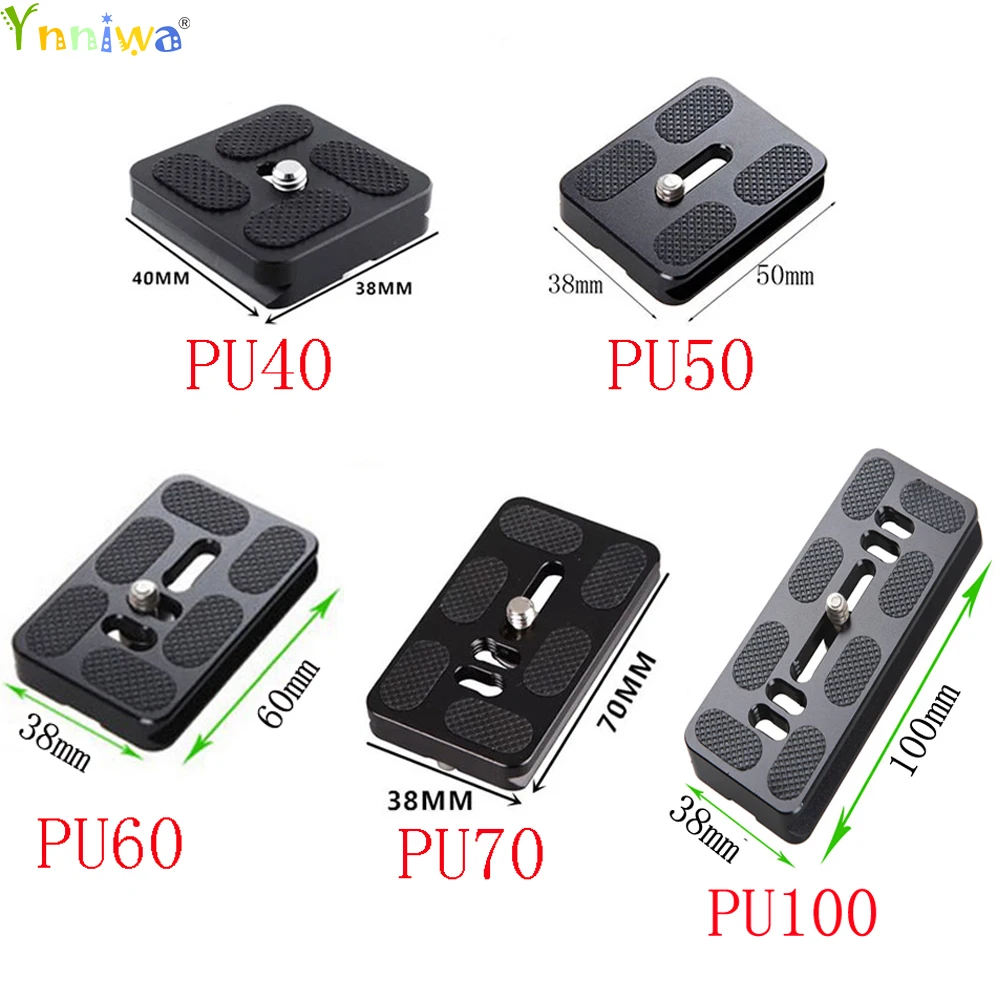 Đa Năng Chân Máy Monopod Vít 1/4 Inch PU40 PU50 PU60 PU70 PU100 Camera Phụ Kiện