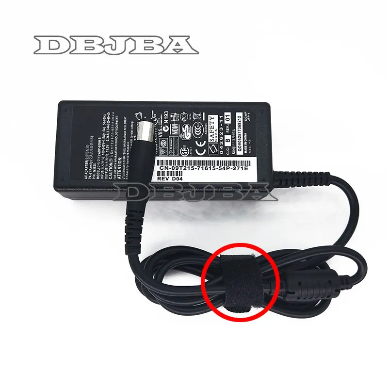 replacement AC 65w 19.5V 3.34A adapter for DELL Octagonal pin factory wholesale high quality laptop adapter