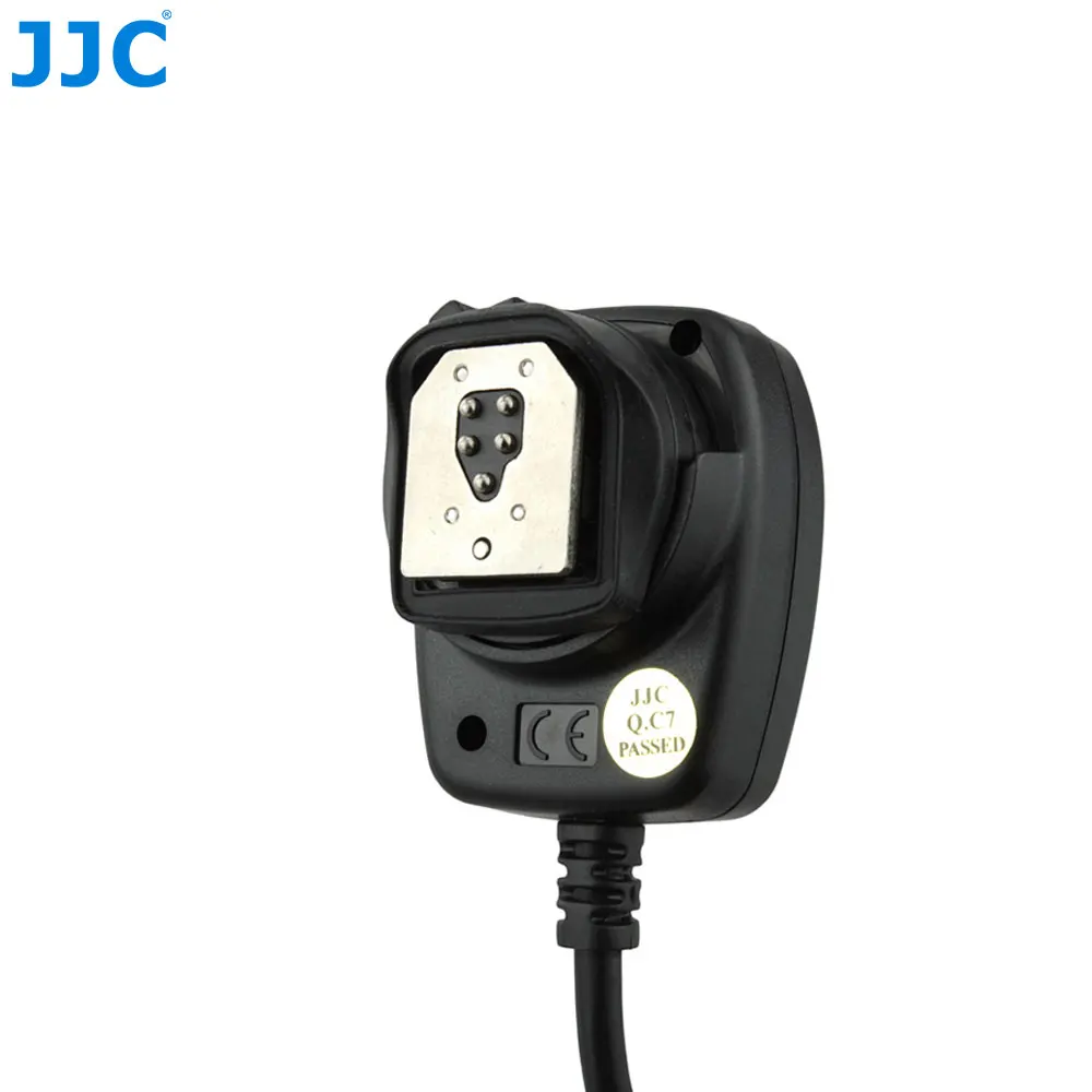 JJC TTL Off Camera Flash Kabel Flitsschoen Cord Sync Remote Light Focus Kabel voor OLYMPUS Panasonic Camera Flitsers Vervangt FL-CB05