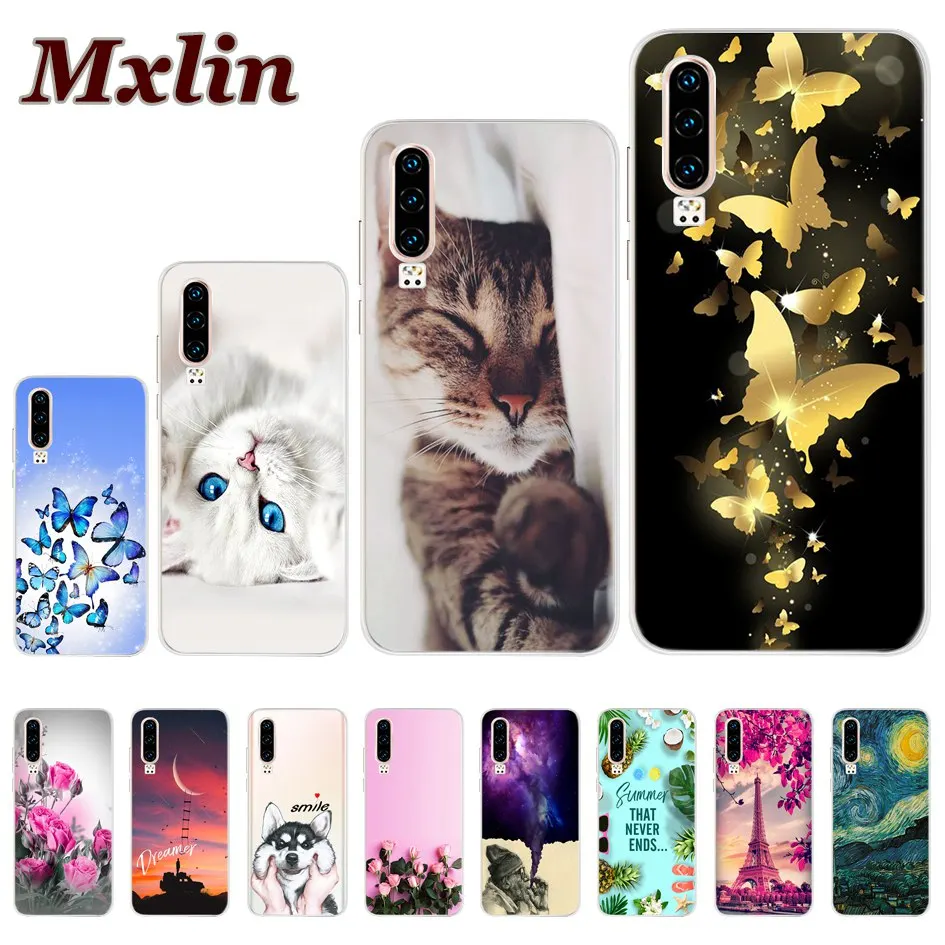 Funda para Huawei P30 P20 Mate 20 Lite Funda de silicona suave TPU contraportada para Huawei P30 Lite P30 Pro Mate 20 Pro P 30 Fundas de teléfono