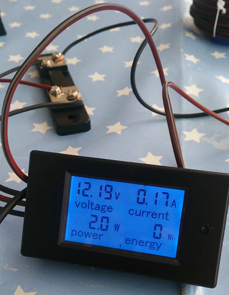 DC 6.5-100V 50A/100A Digital DC Voltmeter Ammeter LCD 4 in 1 DC Voltage Current Power Energy Meter Detector Amperimetro Shunt